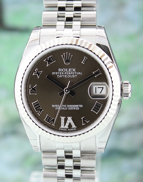 (image for) UNWORN ROLEX MID SIZE OYSTER PERPETUAL DATEJUST - 178274